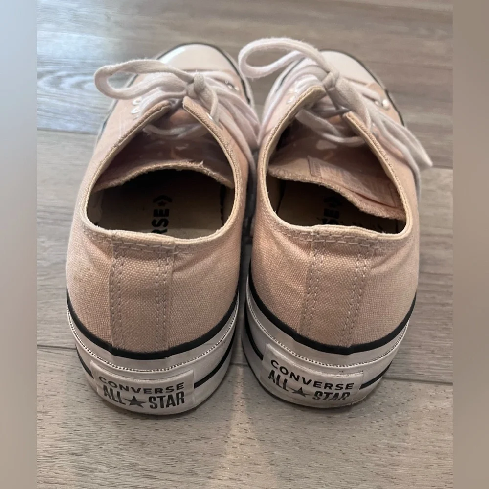 Converse Women's Cream Platform Sneakers - Picture 5 of 7